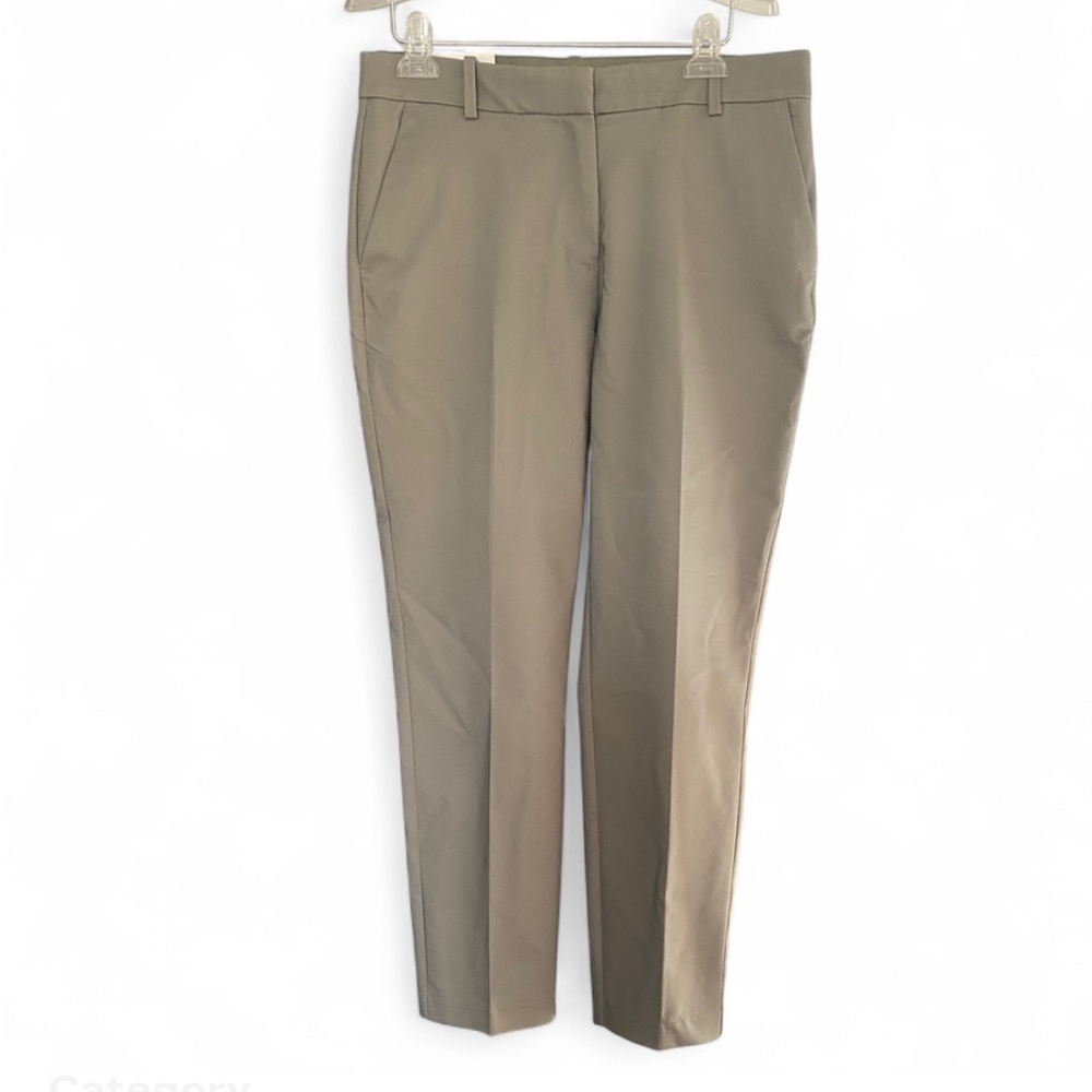 H&M Women's Cropped Dress Pants in Taupe